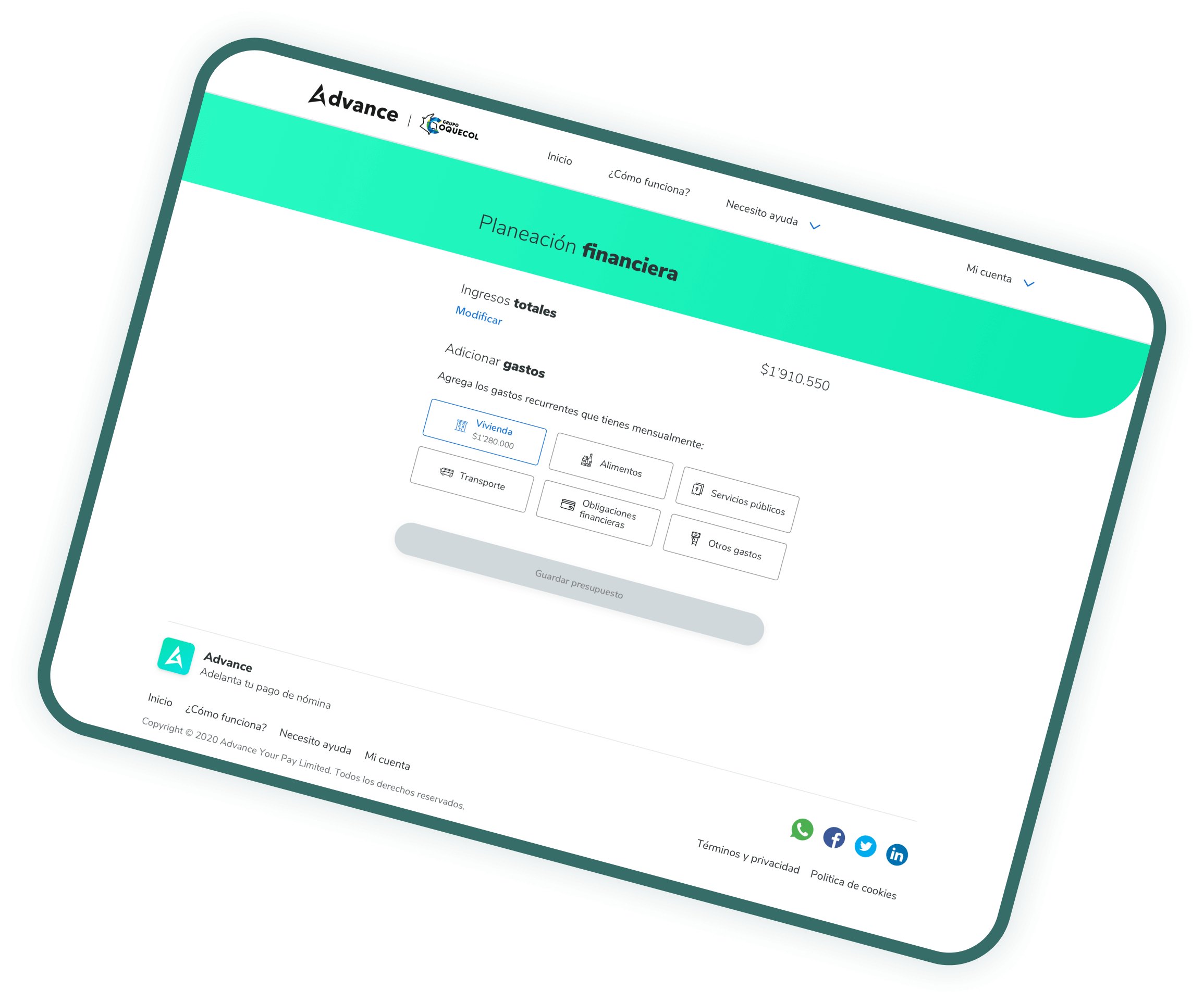 Adelanto de nómina, Adelanto de salario, Bienestar laboral, Bienestar Financiero, Educación financiera